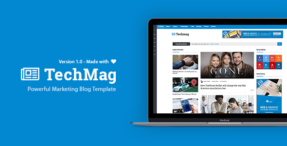 TechMag - Multipurpose WordPress News and Magazine Theme kadir blog kişisel